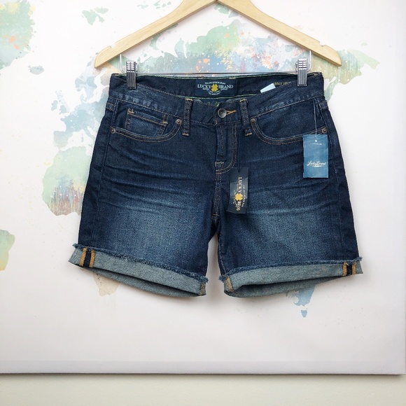 Lucky Brand Pants - NWT Lucky Brand Cuffed Abbey Shorts Size 0/25